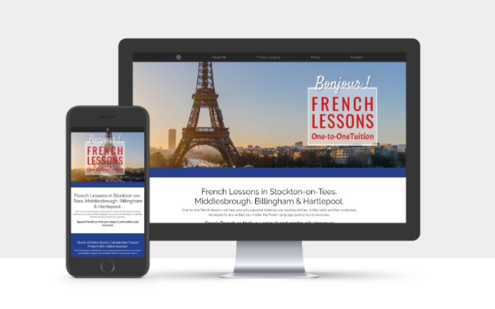 French Tutor in Stockton-on-Tees Website 