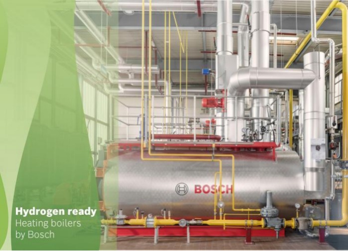 Bosch liefert Wasserstoff-Heizkessel