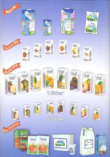 Dairy products & juice products 